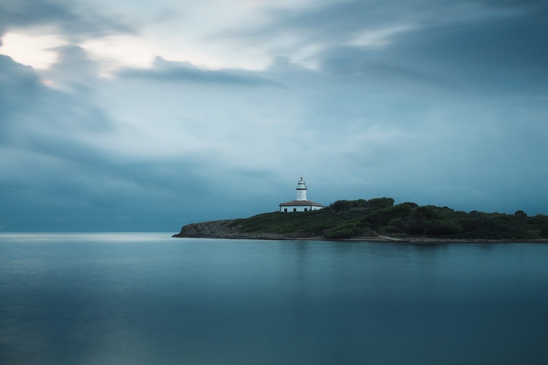 Der Leuchtturm Alcanada auf Mallorca