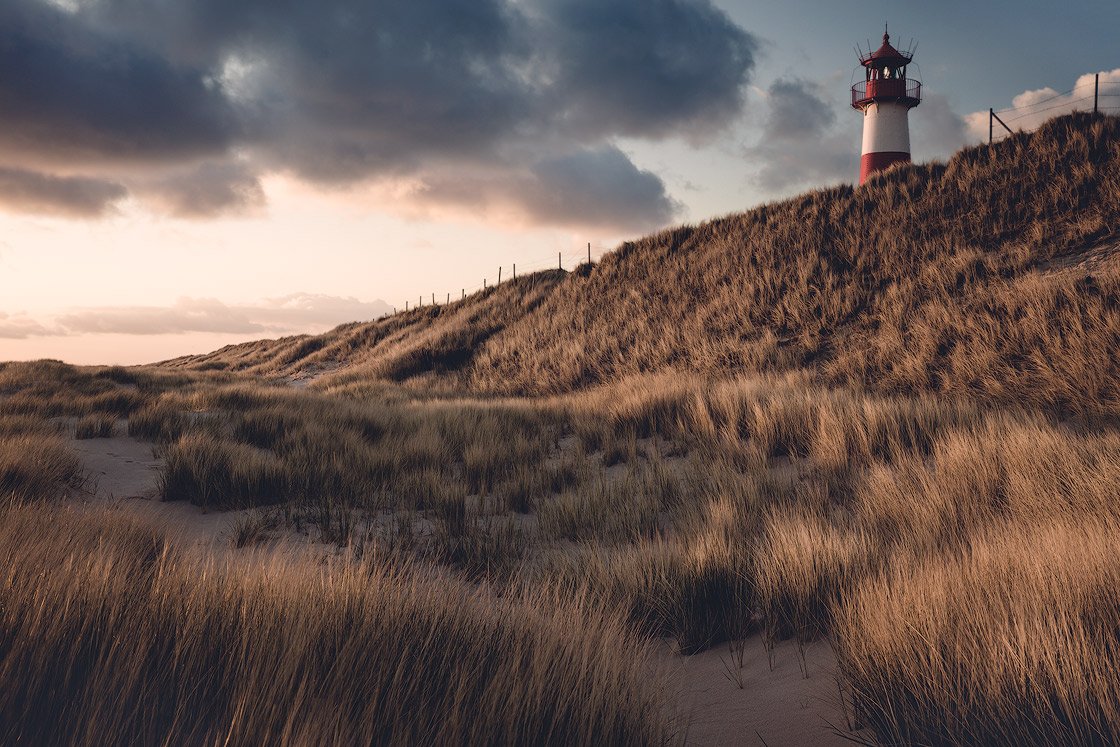 der Leuchtturm List Ost am Ellenbogen auf Sylt