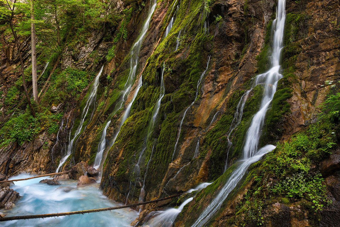 die malerische Wimbachklamm im Berchtesgadener Land