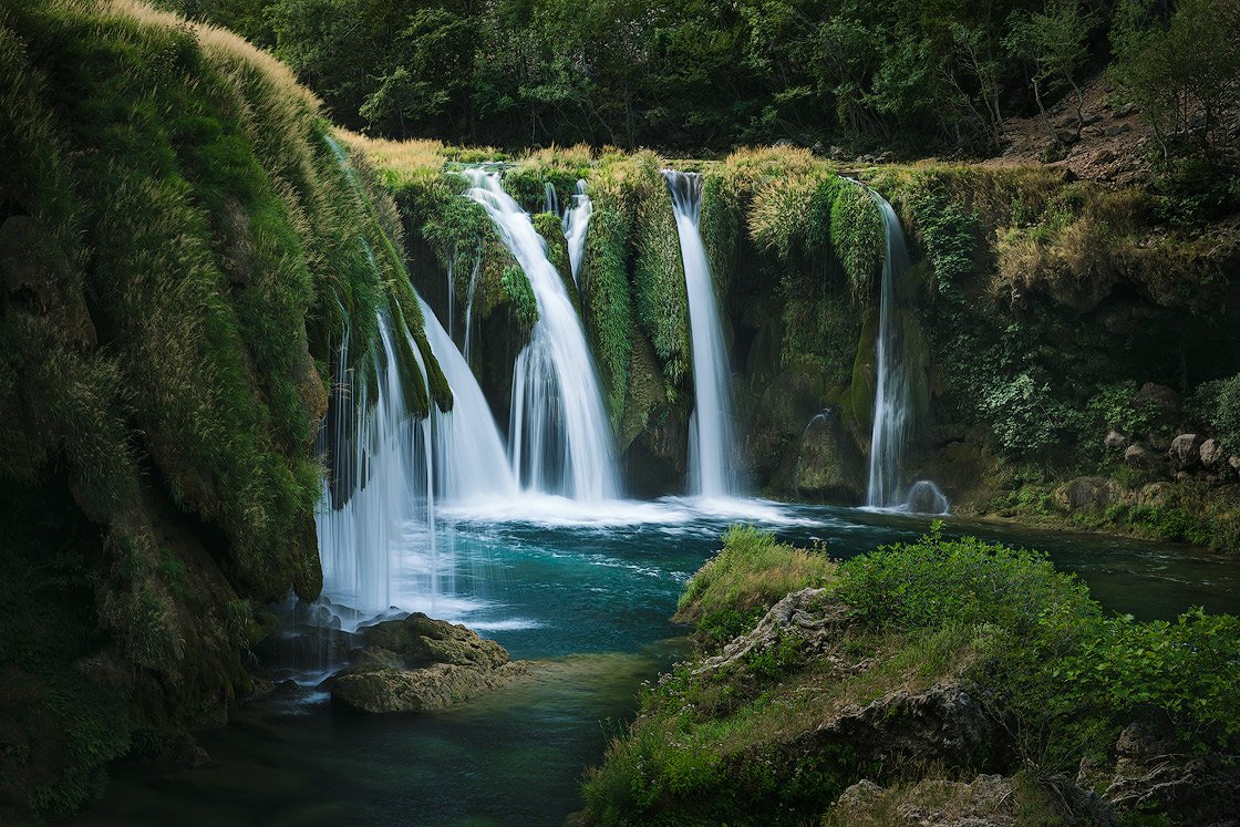 bezaubernder Wasserfall in Kroatien