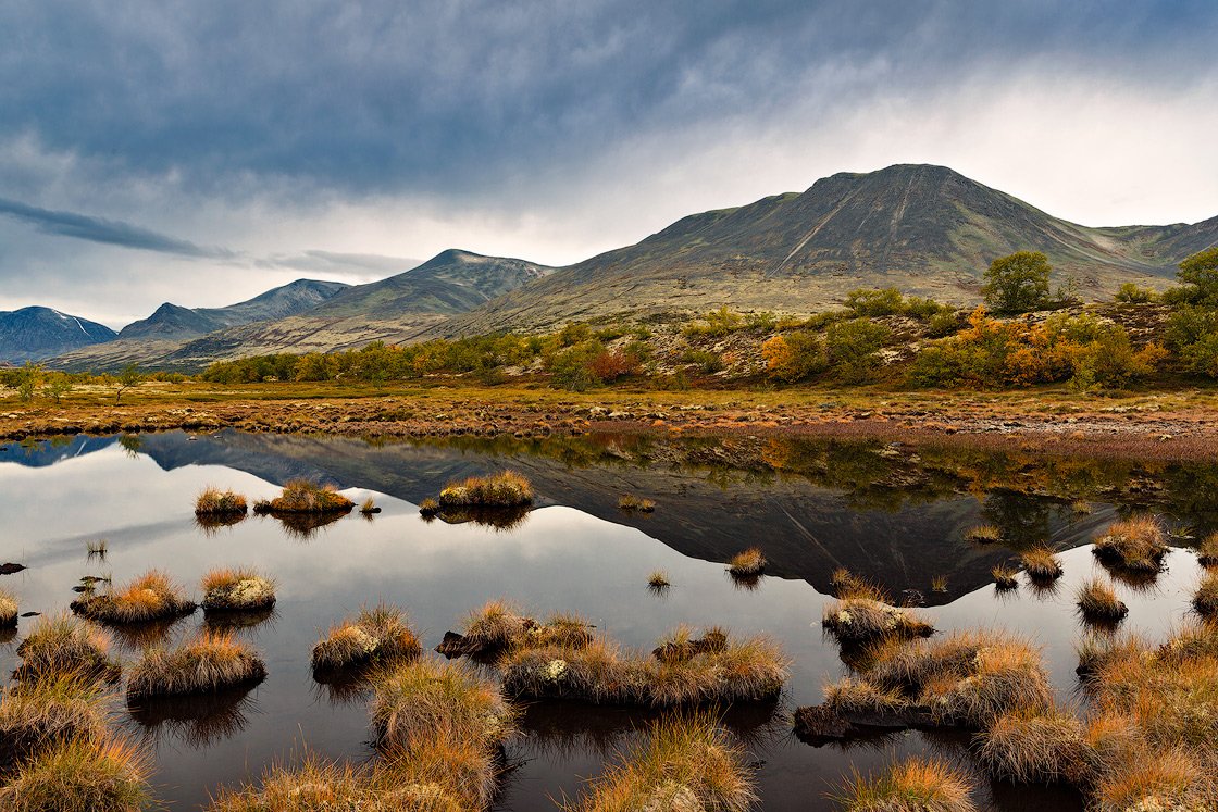 Schöne Berglandschaft im Rondane Nationalpark