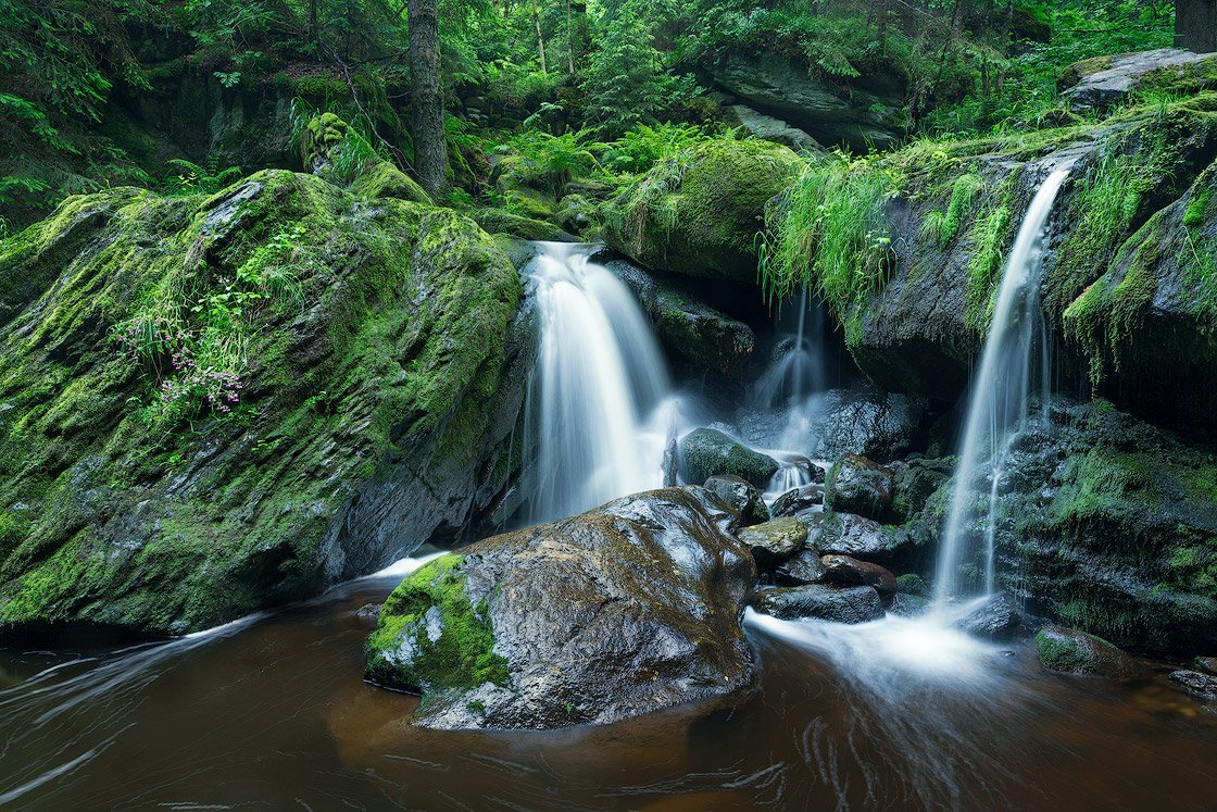 die malerische Steinklamm im Bayerischen Wald