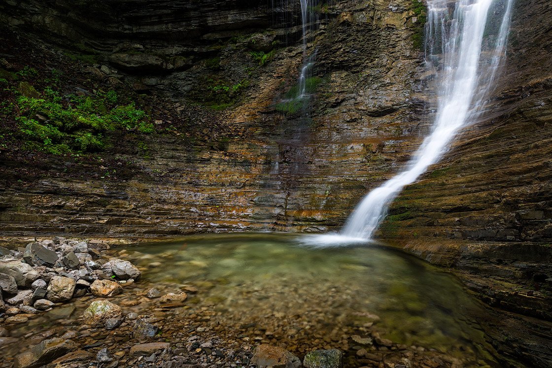 am Tauglbach Wasserfälle fotografieren